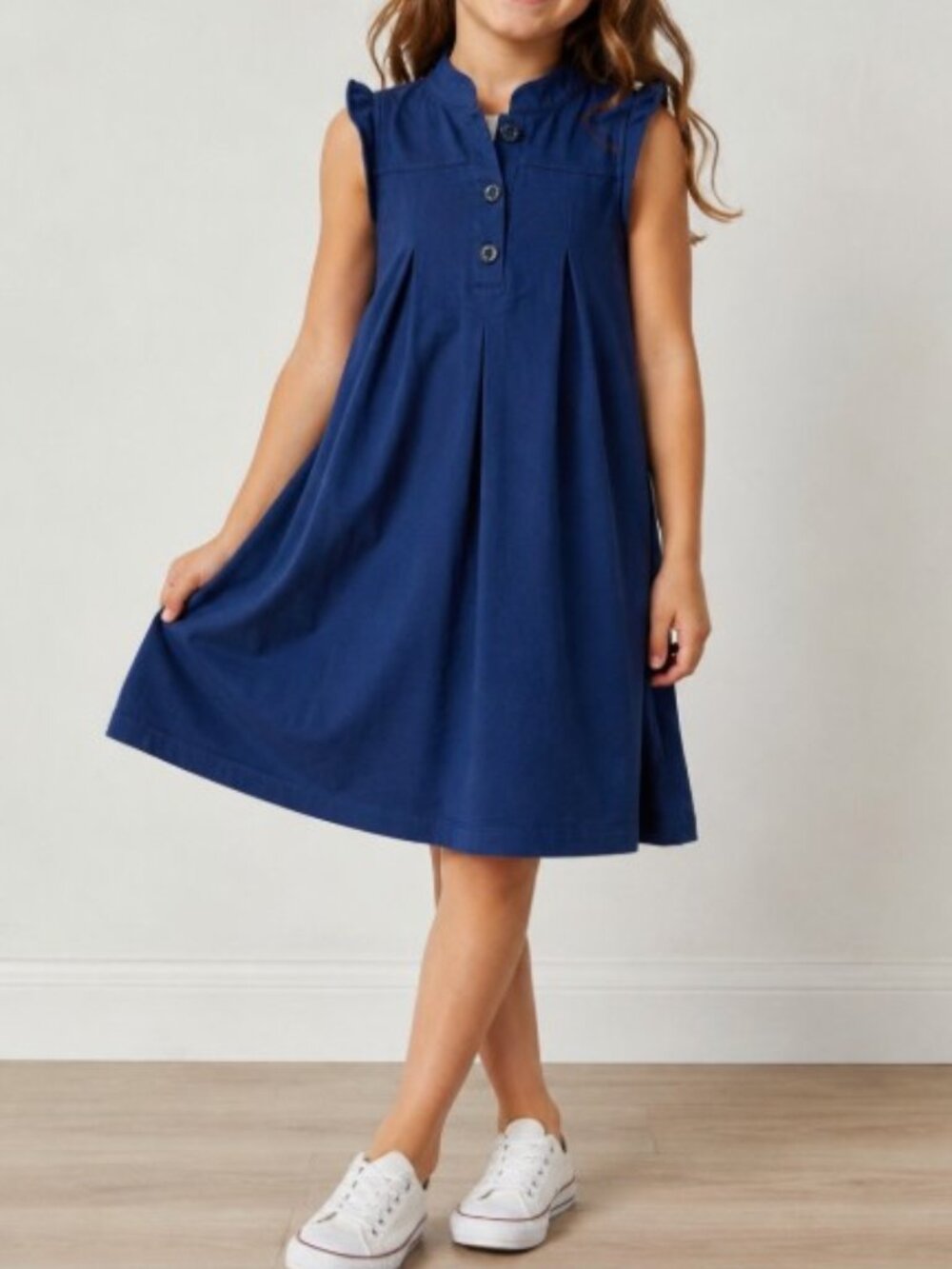 Matilda Jane Navy Homeroom Mr. Franklin Dress - Size 8